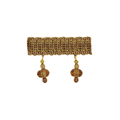 RM Coco T1095 BEADED FRINGE WARM TAUPE - Eade's