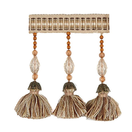 RM Coco T1115 BEAD TASSEL F QUARRY STONE BEAD TSL FRI - Eade's