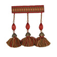 RM Coco T1115 BEAD TASSEL F SANTA FE BRICK BEAD TSL F - Eade's
