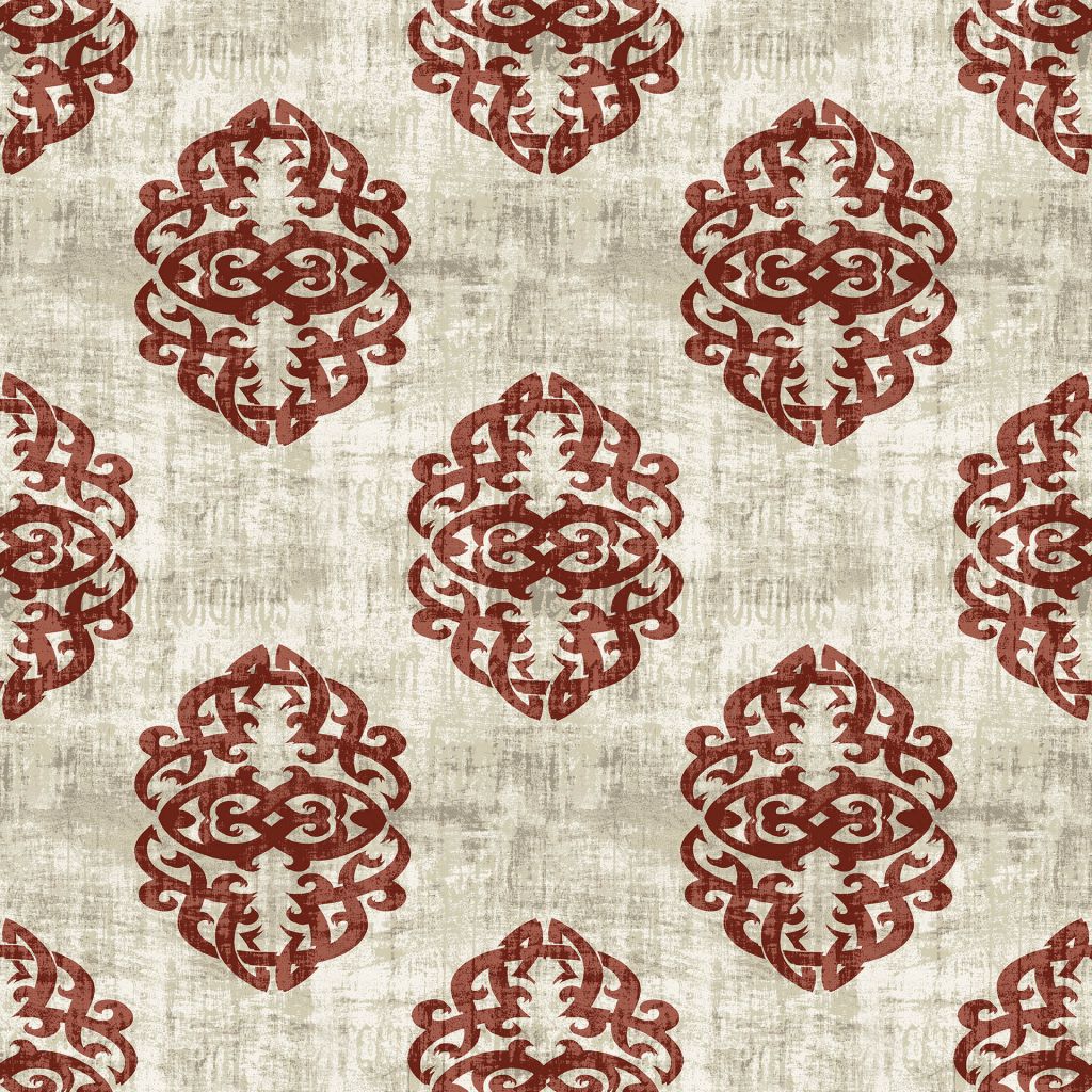 RM Coco Guinevere Damask Scarlet