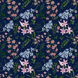 RM Coco Wildflower Multi Navy - Eade's