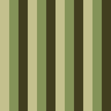 RM Coco Oakwood Hall Stripe Basil - Eade's