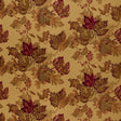 Schumacher Longwood Leaves Spice Fabric - Eade's Wallpaper
