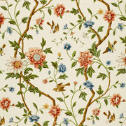 Schumacher 172441 SHANGTU FLORAL in PORCELAIN Fabric - CLASS