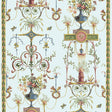 Schumacher Terracina Arabesque Celestial Fabric - Eade's Wallpaper