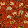 Schumacher Lotus Garden Lacquer Fabric - Eade's Wallpaper