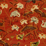 Schumacher Lotus Garden Lacquer Fabric - Eade's Wallpaper