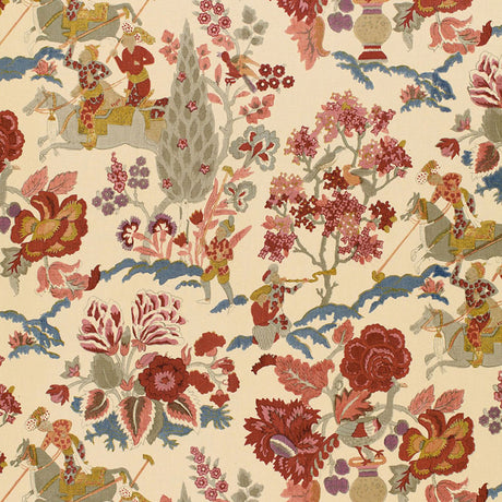 Schumacher Persian Lancers Document Fabric - Eade's Wallpaper