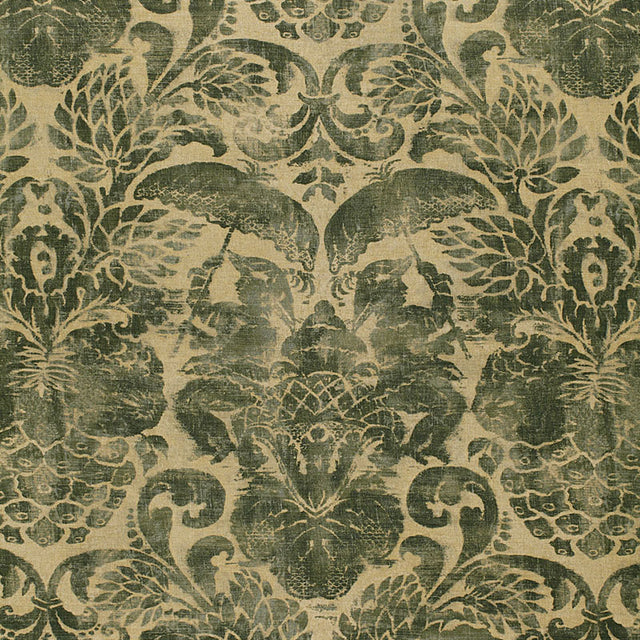 Schumacher Palazzo Cinese Azure Fabric - Eade's Wallpaper