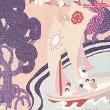 Schumacher Pearl River Blush Fabric - Eade's Wallpaper
