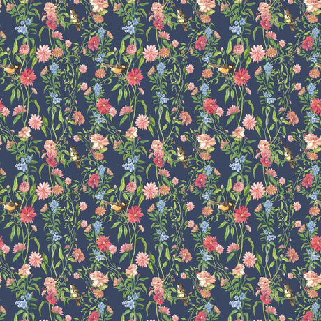 RM Coco Windermere Garden Cerulean CW164324 Fabric