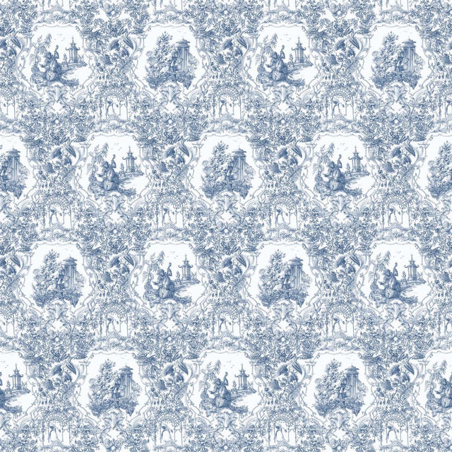 RM Coco Les Singes Musiciens French Blue CW163357 Fabric