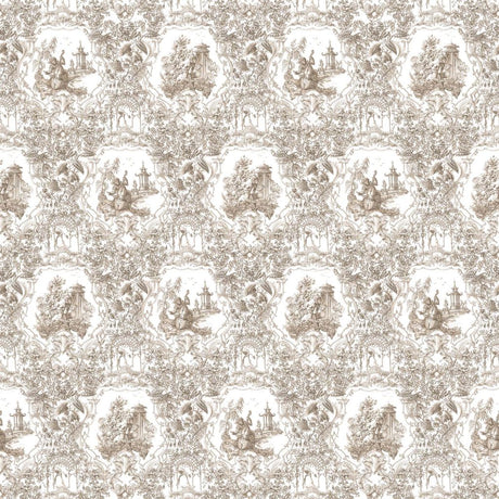 RM Coco Les Singes Musiciens Travertine CW1633 Fabric
