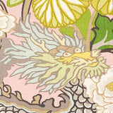 Schumacher 173280 CHIANG MAI DRAGON in BLUSH Fabric - EXUBER