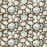 Schumacher Deco Flower Cocoa Fabric