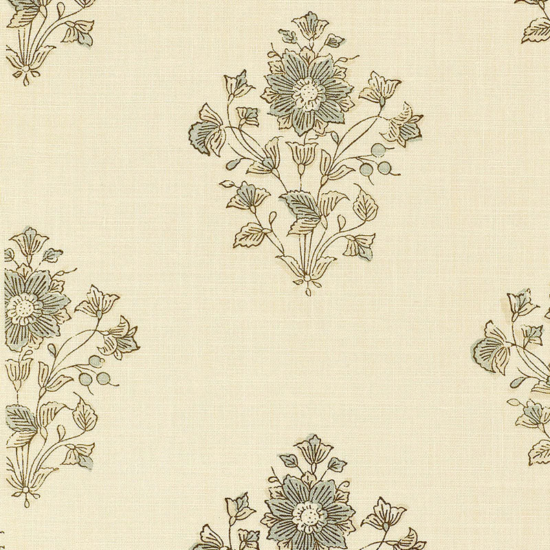 Schumacher Beatrice Bouquet Mineral Fabric