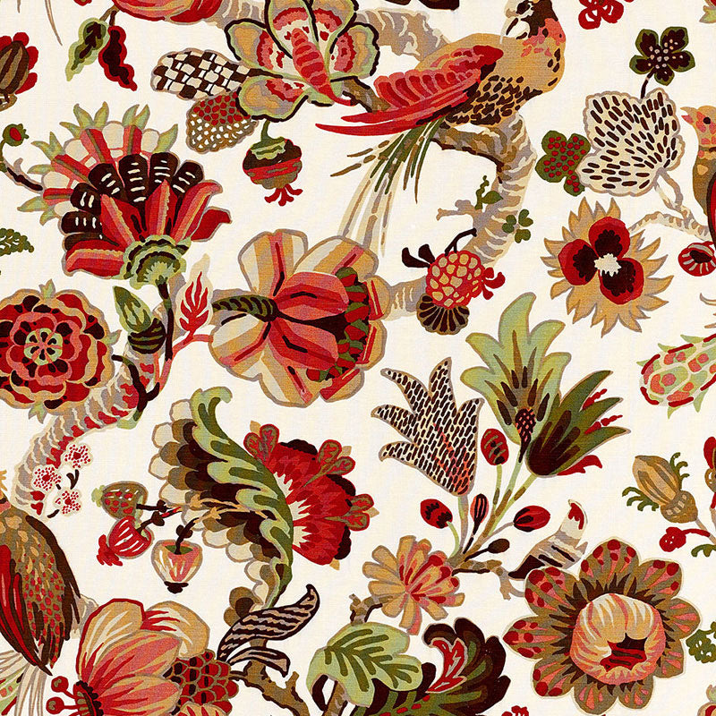 Schumacher Cambourne Coral Fabric