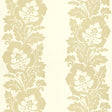 Schumacher Margate Damask Print Linen Fabric - Eade's Wallpaper