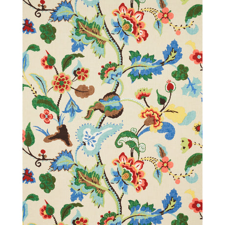Schumacher Khantau Tree Cream Fabric - Eade's Wallpaper