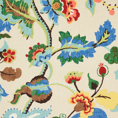 Schumacher Khantau Tree Cream Fabric - Eade's Wallpaper