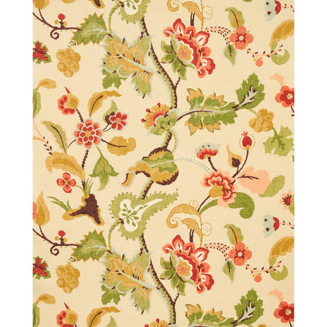 Schumacher Khantau Tree Honey Fabric - Eade's Wallpaper