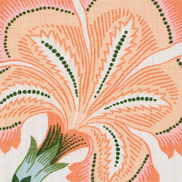 Schumacher 174034 HOTHOUSE FLOWERS in SUNSHINE Fabric - A LO