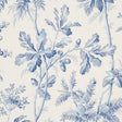 Schumacher 174113 BRANTWOOD VINE in PORCELAIN Fabric - A COU