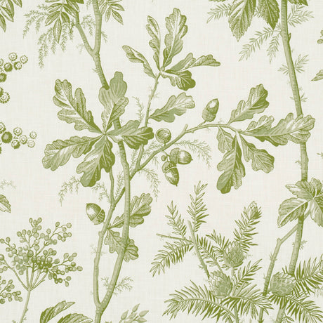 Schumacher 174114 BRANTWOOD VINE in LEAF Fabric - A COUNTRY 