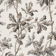 Schumacher 174115 BRANTWOOD VINE in GRAPHITE Fabric - A COUN