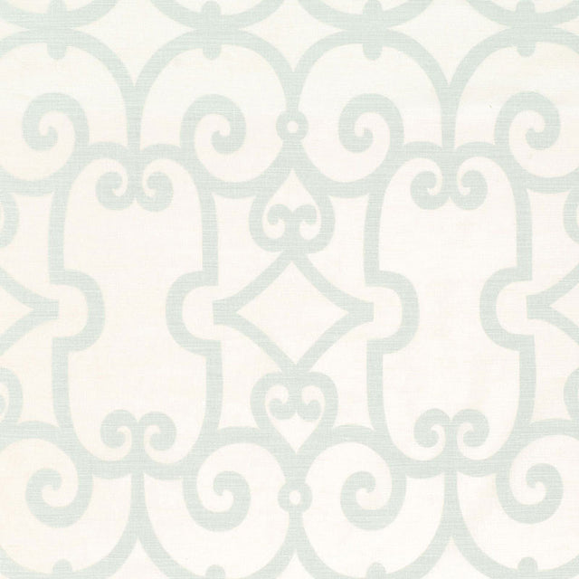 Schumacher Manor Gate Mineral Fabric - Eade's Wallpaper