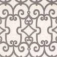 Schumacher Manor Gate Charcoal Fabric - Eade's Wallpaper