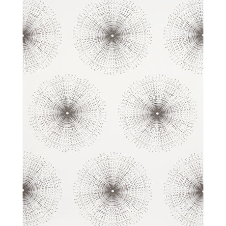 Schumacher Sundial Charcoal Fabric - Eade's Wallpaper