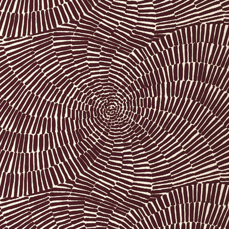 Schumacher Sonriza Print Indoor/Outdoor Java Fabric - Eade's Wallpaper