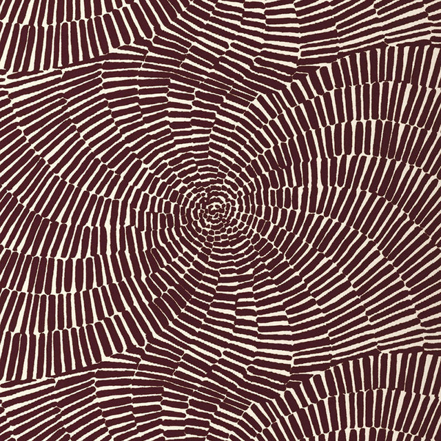 Schumacher Sonriza Print Indoor/Outdoor Java Fabric - Eade's Wallpaper