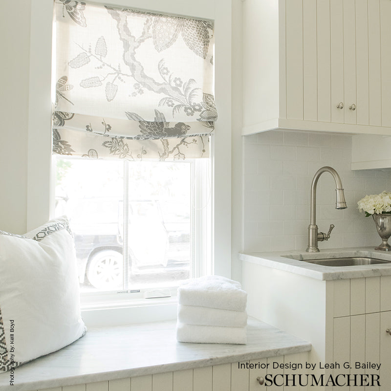 Schumacher Bali Vine Sandstone Fabric