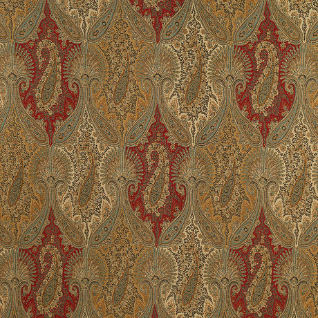 Schumacher Sarawak Paisley Tapestry Fabric - Eade's Wallpaper