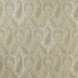 Schumacher Sarawak Paisley Alabaster Fabric - Eade's Wallpaper