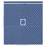 Schumacher Ziggurat Blue Fabric - Eade's Wallpaper