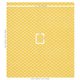 Schumacher Ziggurat Yellow Fabric - Eade's Wallpaper