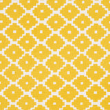 Schumacher Ziggurat Yellow Fabric - Eade's Wallpaper
