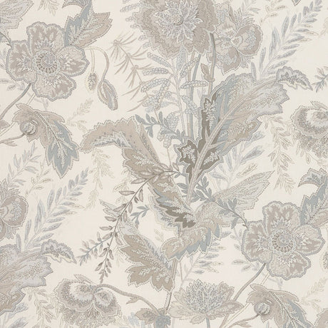 Schumacher Sandoway Vine Linen Fabric - Eade's Wallpaper