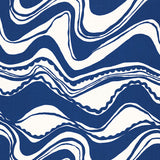 Schumacher Carmel Coastline Print Surf Fabric