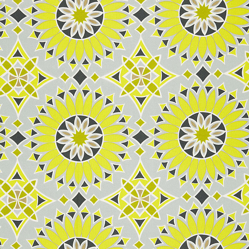 Schumacher Soleil L.A. Print Driftwood Fabric - Eade's Wallpaper