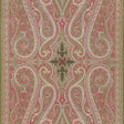 Schumacher Pasha Paisley Pomegranate Fabric - Eade's Wallpaper