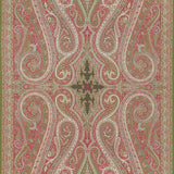 Schumacher Pasha Paisley Pomegranate Fabric - Eade's Wallpaper