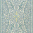 Schumacher Pasha Paisley Sky Fabric - Eade's Wallpaper