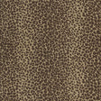 Schumacher Leopard Linen Print Java Fabric - Eade's Wallpaper