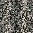 Schumacher Leopard Linen Print Ebony Fabric - Eade's Wallpaper