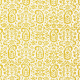 Schumacher Kalika Paisley Print Citron Fabric