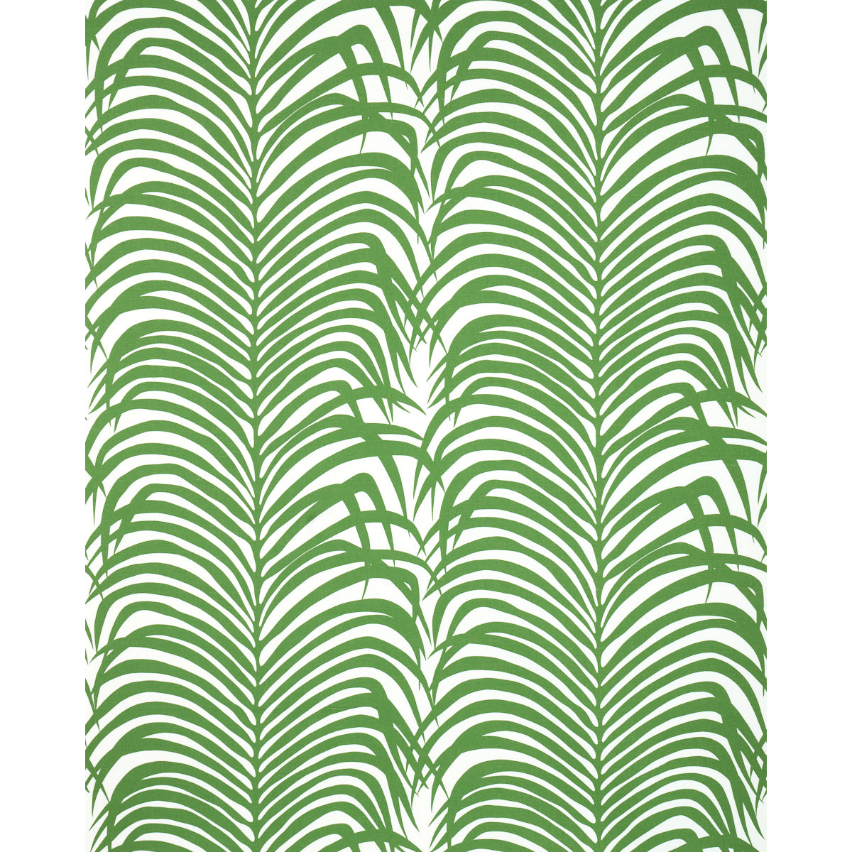 Schumacher Zebra Palm Jungle Fabric - Eade's Wallpaper